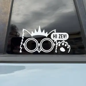 Decal Donut HI zev! Car Decal, Stickers Hand-designed .