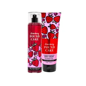Strawberry Pound Cake Body Mist and Cream Perfume Fragrance