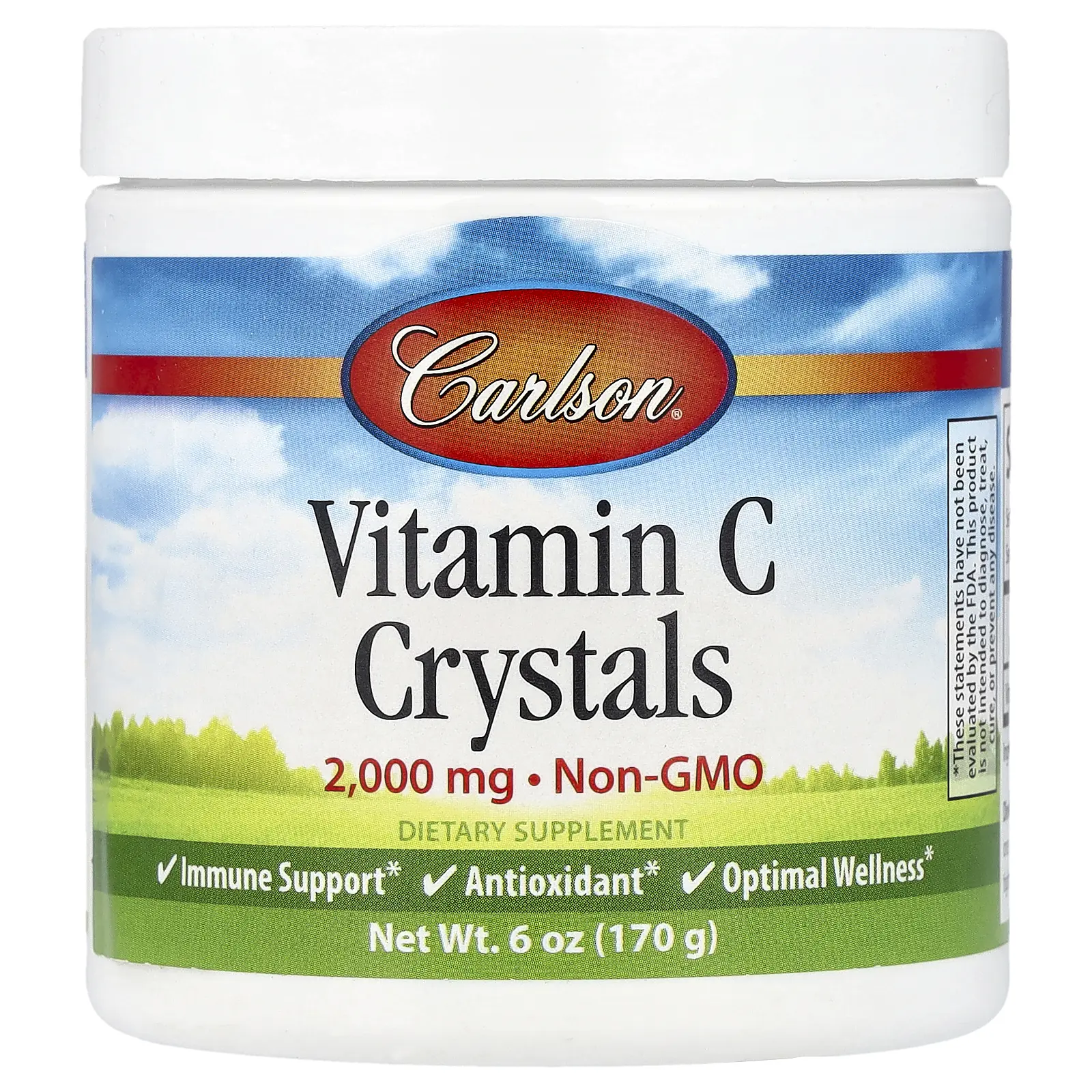 Carlson Vitamin C Crystals, 6 oz (170 g) Carlson Vitamin C Crystals, 6 oz (170 g)