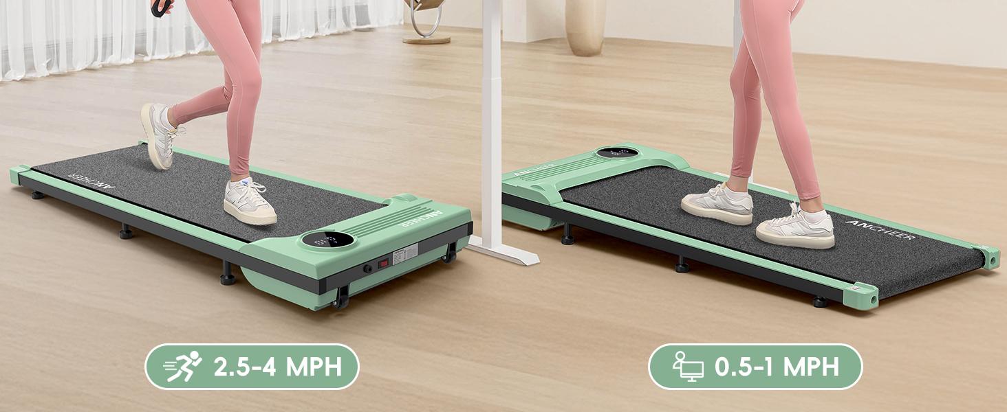 Ancheer Compact treadmill - bright colors, flexible speed adjustment, comfortable shock absorption Multifunctional Workout Station Home Exercise Equipment Home Fitness Equipment