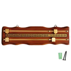 TWISTER.ck Scoreboard Wall Mounted Scoreboard Snooker Scoreboard International Stained Wood Score Board Scorer Billiard Accessories For Basketball, Table Tennis