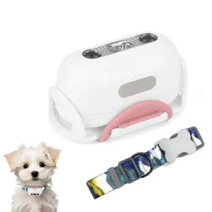 Chic Pink Rechargeable Night Dog Light with Comfortable Adjustable Collar – Includes Multiple Light Modes and Glow Features – A Must-Have for Stylish and Durable Night Walks
