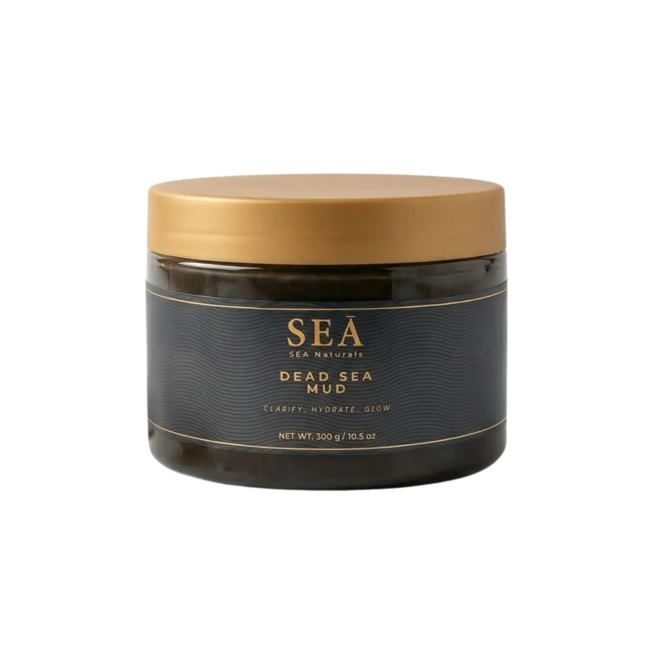 Sea Naturals Dead Sea Mud Mask for Face and Body, Mineral-Rich Purifying Mask, Pore Cleansing Skin Care for Oily Skin, 10.5oz (300 g)