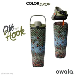 NEW Owala FreeSip Sway 40oz “Off The Hook”  Limited Color Drop  Leakproof Tumbler Cup  Viral TikTok Water Bottle