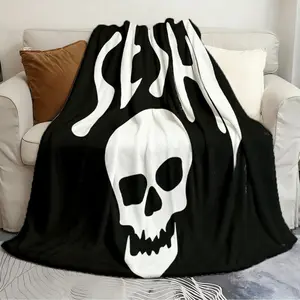 Printed flannel throw blankets TEAM SESH WHITE LOGO Lightweight blanket Warming blanket plush soft and comfortable Sofa bed travel blanket Lightweight Cozy Blanket