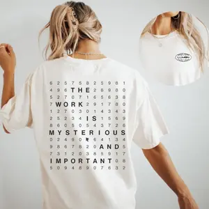 Lumon Industries Severancee Shirt The Work Vintage Graphic Tee - Soft Cotton Short Sleeve Shirt for Men & Women - Everyday Retro Style