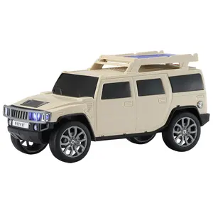 WSTER WS-696 off-road vehicle model speaker, supports USB, TF card, AUX and FM radio, TWS pairing, with solar charging function, perfect for home, office desk and outdoor gatherings,TikTokShopBlackFriday