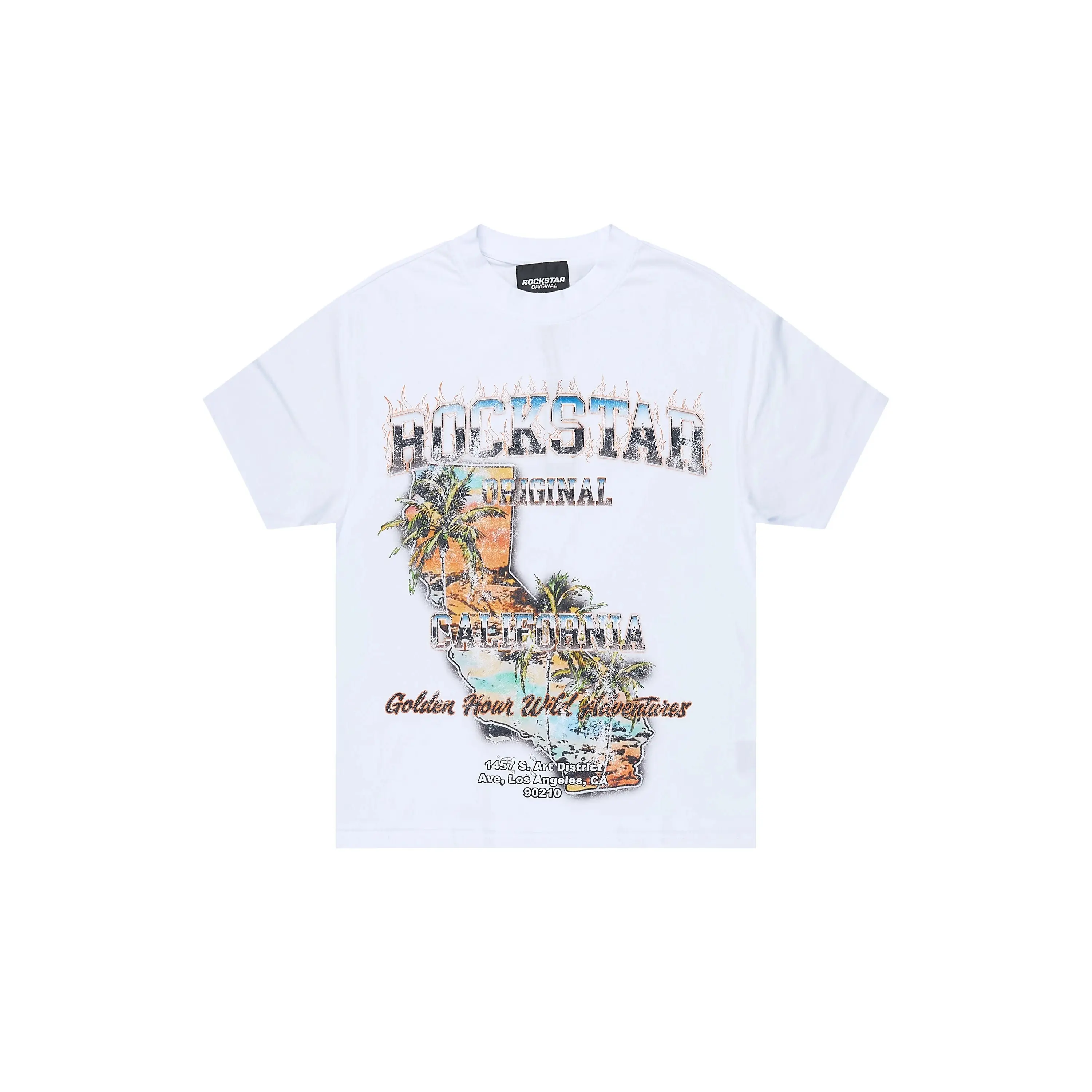 Boys Haze White Graphic T-Shirt