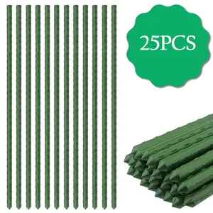 Sunnyglade 25/50PCS 48” Plant Stakes Garden Tomato Sticks Plant Stakes & Supports for Potted Plants