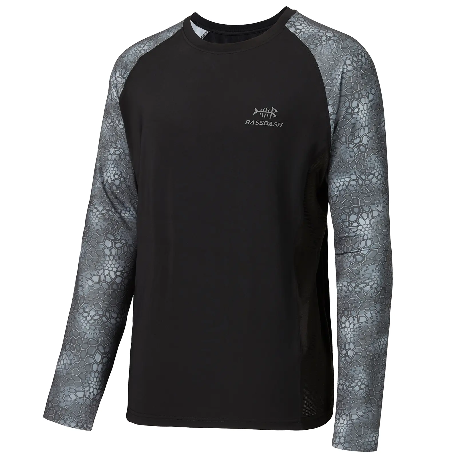 Bassdash UPF 50 Fishing Tee for Men Camo Long Sleeve Shirt Quick Dry Sweatshirts