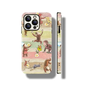 Don't miss out on these amazing colorful Curious George phone cases for kids! The cute, timeless cartoon design is straight from the pages of childhood favorites. Offering both durable and stylish protection. Shockproof Phone Cover