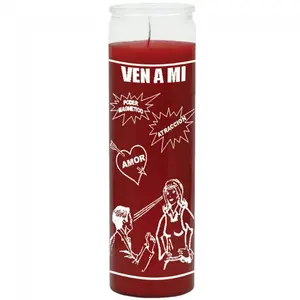 7 Day Candle-Come to Me Ven A Mi Decorative Glass Jar love candles🕯