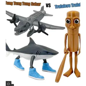 Tralalero Tralala - Tung Tung Sahur - Eye-Catching Decoration - Perfect for Room and Office Settings - Gift for Creativity - collectible 3D printed action figure