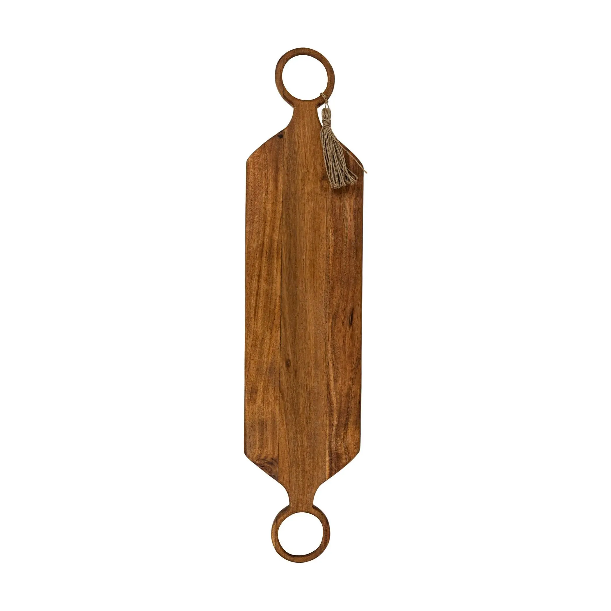 Foreside Home & Garden O-Handle Acacia Wood Serving Board