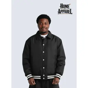 Shaka Wear Collared Varsity Jacket