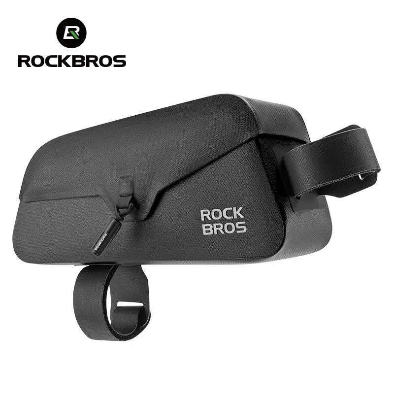 ROCKBROS Waterproof Bike Top Tube Frame Bag with Magnetic Flap Cycling Tools 0.6L/0.9L