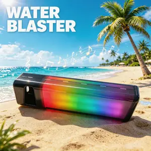 1250ml Large Capacity Electric Water Blaster - Sports Outdoor Pool Toy with Sound, Cool LED Lights, Automatic Continuous Firing for Kids, Backyard Parties, Beach