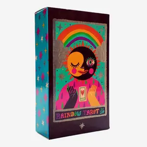 Rainbow Tarot Cards, 78 Beginner-Friendly Vibrant Party Tarot, Deep Insights About Love, Life Purpose, and Spiritual Guidance