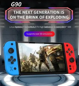 7 Inch IPS HD Screen Handheld Game Console - Quad-Core CPU, HDMI Output, 29 Languages Support & 4000mAh Battery for Ultimate Portable Gaming