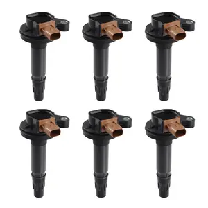 6pcs Ignition Coils Pack No.BL3Z-12029-C for Expedition V6 3.5L 2015-2017 Gray Metal