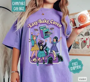 Easy Bake Coven Shirt Comfort Colors, 90s Horror Fan Shirt, Oversized Graphic Tshirt, Vintage Tshirts, Halloween Tshirt halloween shirt