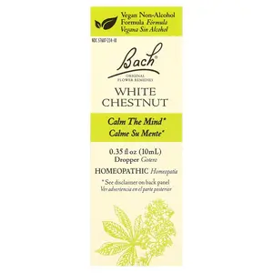 Bach Original Flower Remedies, White Chestnut, 0.35 fl oz (10 ml)