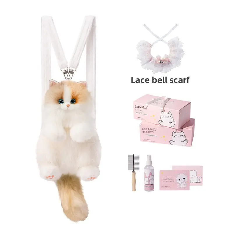 Cute Flame (Medium Size) + Lace Bell Collar