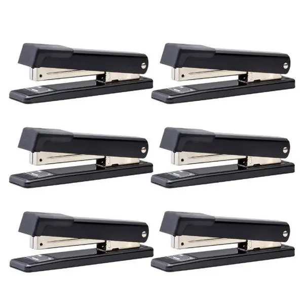 Matte Black Stapler with 1000 Staples, Durable Construction