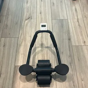 Ab Roller Wheel with Timer Automatic Rebound Elbow Support Core Exercise Equipment for Core Strengthening and Posture Improvement