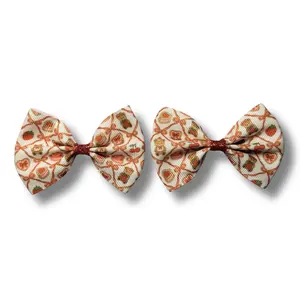 Beary Cute  Double Bows - Bows For All Pets - Valentine's Day Pet Hair Accessories