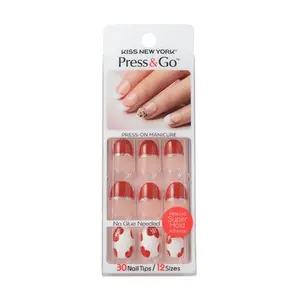 Kiss New York Press and Go Premium Oval Nail