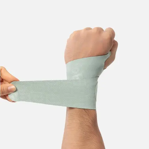 AOFIT Synthetic Lightweight Skin-Friendly Elastic Sports Wristband - Flexible Ulnar Support with Hexagonal Stability Tech, 0.05kg, All Seasons, Free (5.12"-10.24") Secure Fit for Both Sides, Carpal Tunnel Pain Relief