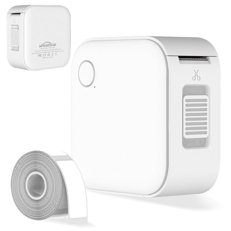 Portable Bluetooth Handheld Label Maker Machine with Inkless Thermal Printing Mini for Home, School, Small Business, Office Organization (White)