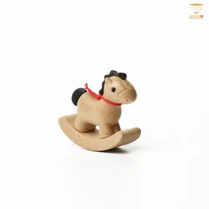 Handcrafted Wooden Rocking Horse Ornament B005