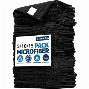 10-Count Reusable Magic Microfiber Cleaning Cloths, Thick Streak-Free Multipurpose Rags for Home, Kitchen, Car Washing