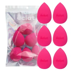 éclat Beauty Blender Makeup Sponge Set - 6pcs Super Soft & Bouncy Applicator éclat Beauty Blender Makeup Sponge Set - 6pcs Super Soft & Bouncy Applicator