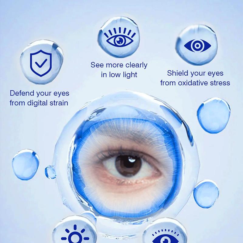 Pure Pulse Vision Care Eye Support Dietary Supplement for US Customers - 60 Count Bottle