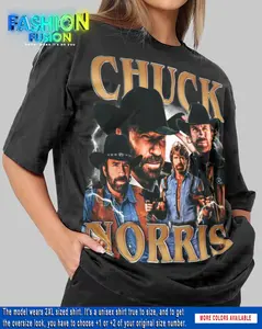 [Sale up to 50%] [Free Ship] Vintage Chuck Norris Shirt Graphic T-Shirt – Retro Movie Actor Tee