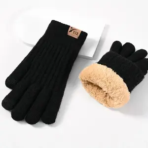 Extreme Cold Weather Winter Gloves - Double-Layer Thickened Insulated Gloves with Touchscreen Compatibility, Windproof & High Quality - Thermal Gloves for Skiing,