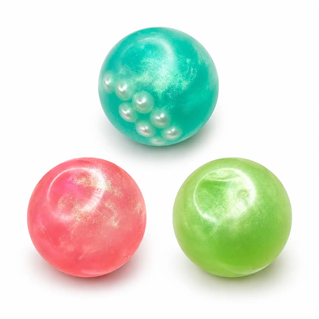 Sparkly Ball Squishy - Squilo Slow-Rebound Non-Moldable Aesthetic Faseline Filling decompression Sensory Squishies Fidget Toys for fun Stress Relief soft squish ball Stress Ball Multicolored cute relief toy party gift idea party favor