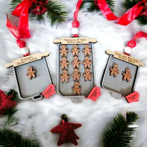 Perfect Batch Cookie Sheet Ornament for families Christmas wooden family decor Decoration Tree