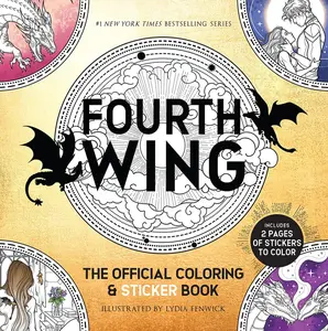 Fourth Wing: the Official Coloring & Sticker Book (Includes 2 Pages of Stickers to Color) (Dover Adult Coloring Books)