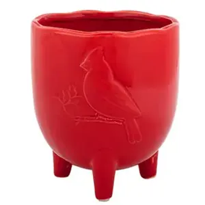Cardinal Red Planter