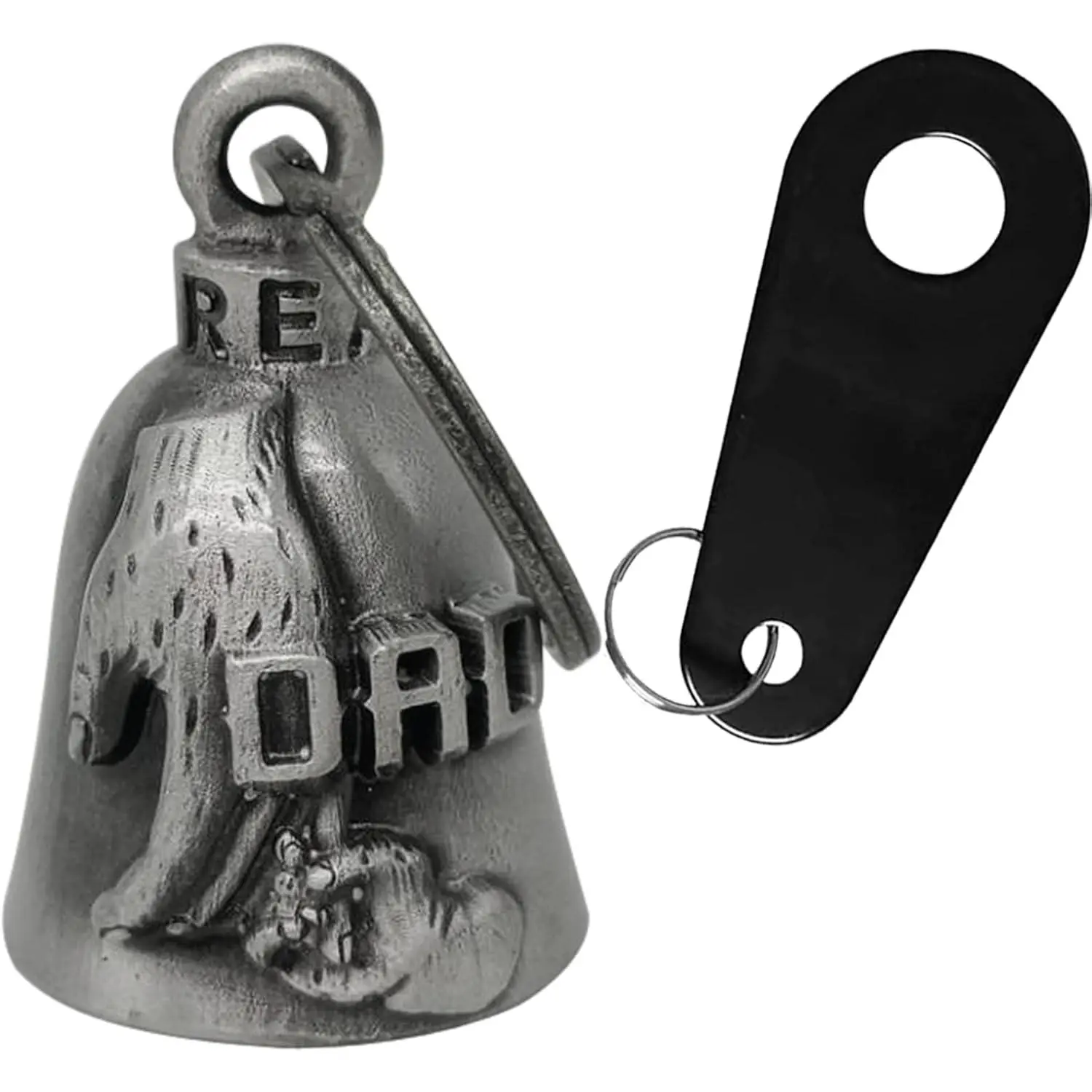 Motorcycle Bell Guardian Angel, Biker Bell for Men Women Rider Riding, Good Luck Gift
