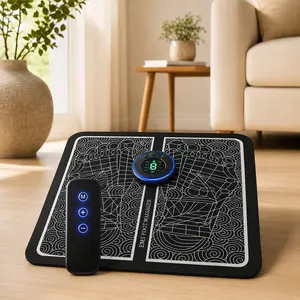 Father's Day NEW USB Rechargeable Portable EMS Foot Massager Mat With remote control – Odorless Fatigue Relief for Men & Women, Perfect Home Relaxation Gift, Personal Relaxation Device For Women, Adults, Massages Feet, Recharge Easily