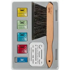 Art Eraser Set - 7 Pcs, Pencil & Kneaded Erasers, Drafting Brush Perfect for Art Creation
