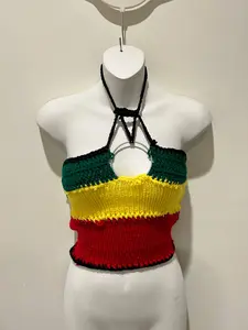 Rasta Colored Knit Top