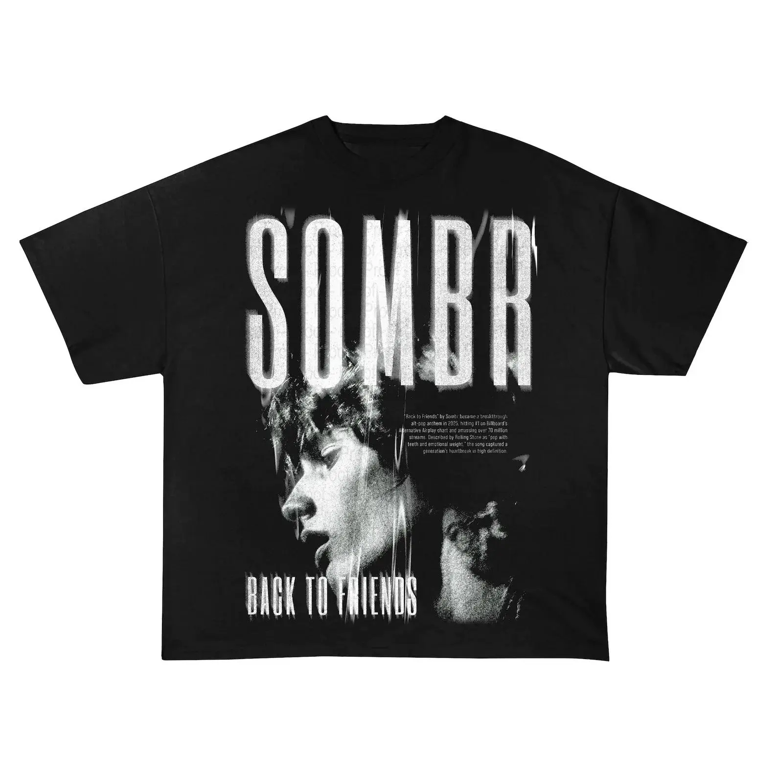 Sombr T-Shirt, Sombr World Tour Music Fan Bootleg Tee T-Shirt, Gift For Women and Man
