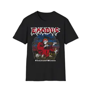 Exodus: Metal Band Graphic Tee, Vintage Concert Shirt, Unisex Rock T-Shirt, Music Festival Outfit, Casual Wear