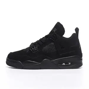 Pre-Owned & Brand New Unisex Vintage Fashion Sports 4S Basketball Shoes Black Yellow